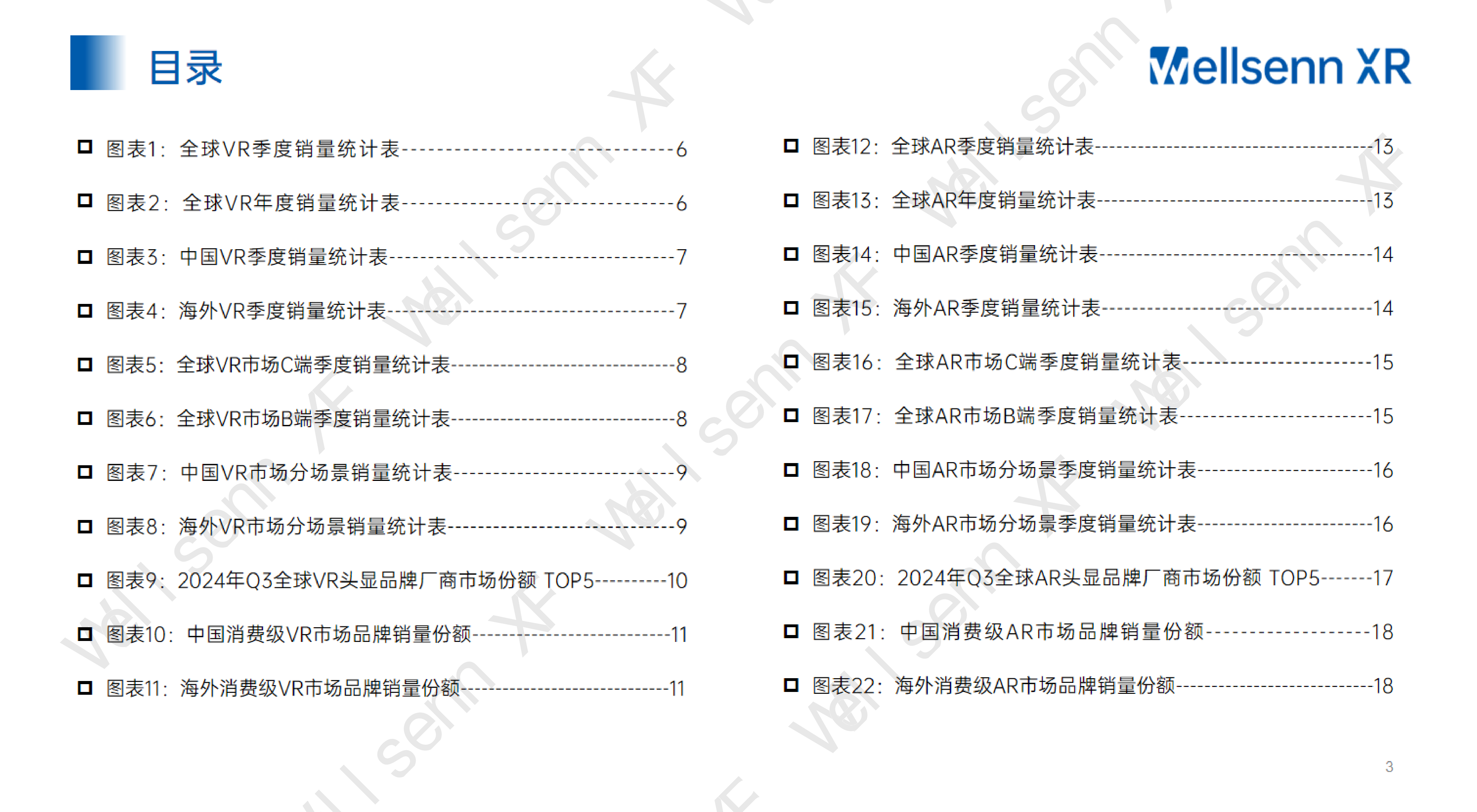 维深WellsennXR2024年第三季度VRAR产业销售量跟踪系列报告13页